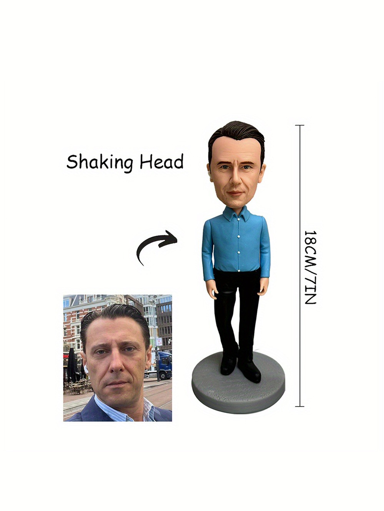 Handcrafted Custom Clay Bobblehead Dolls Personalized Clay Figurines